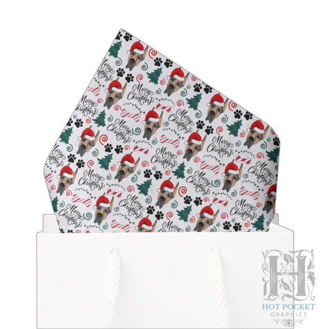 Papier de soie de Noël pour Grand Danois (Créateur téléchargé)