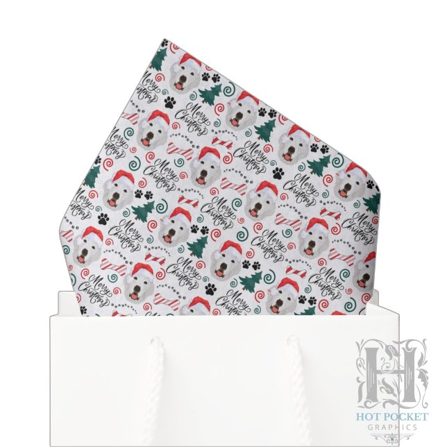 Papier de soie de Noël pour Grands Pyrénées (Créateur téléchargé)