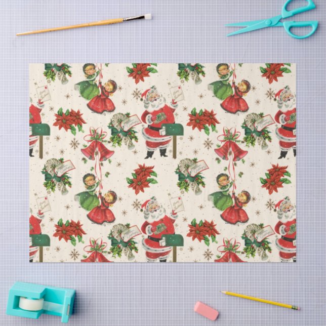 Papier de soie de Noël Retro Treasures (Artisanat)