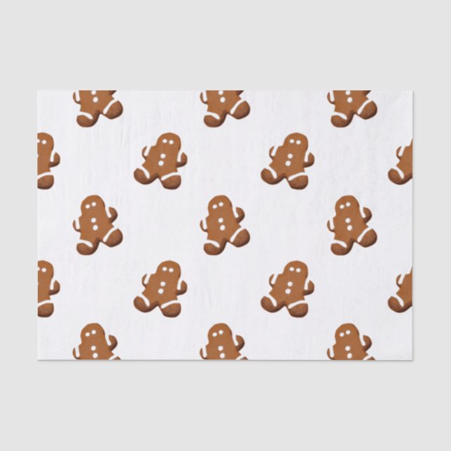 Papier de soie de pain d'épice de fêtes (Recto)