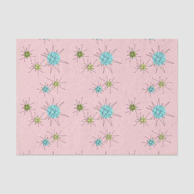 Papier de soie de soie atomique iconique rose de (Recto)