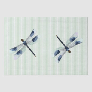 Papier de soie de soie chic de libellules