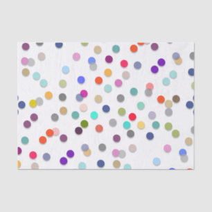 Papier de soie de soie coloré d'impression de