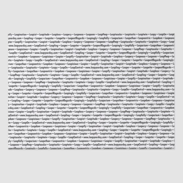 Papier de soie de soie d'année bissextile (Recto)