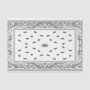 Papier de soie de soie de Bandana