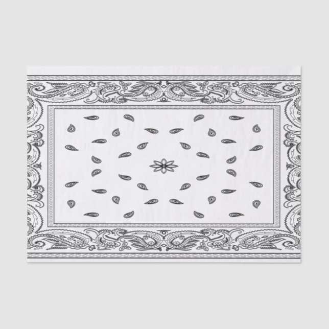 Papier de soie de soie de Bandana (Recto)