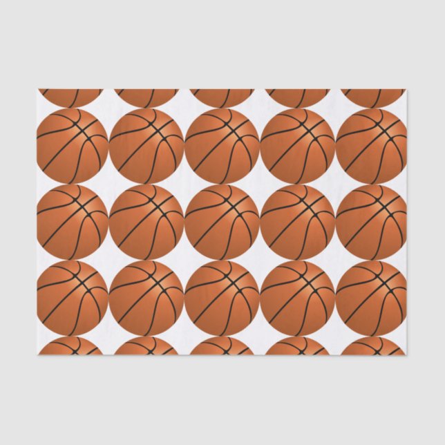 Papier de soie de soie de basket-ball (Recto)