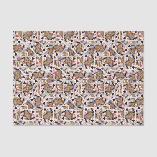 Papier de soie de soie de cartes de jeu (Recto)