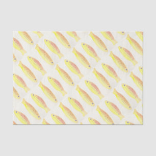 Papier de soie de soie de conception de poissons