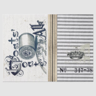 Papier de soie de soie de coutil de toile de jute