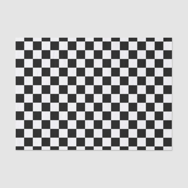 Papier de soie de soie de damier (Recto)