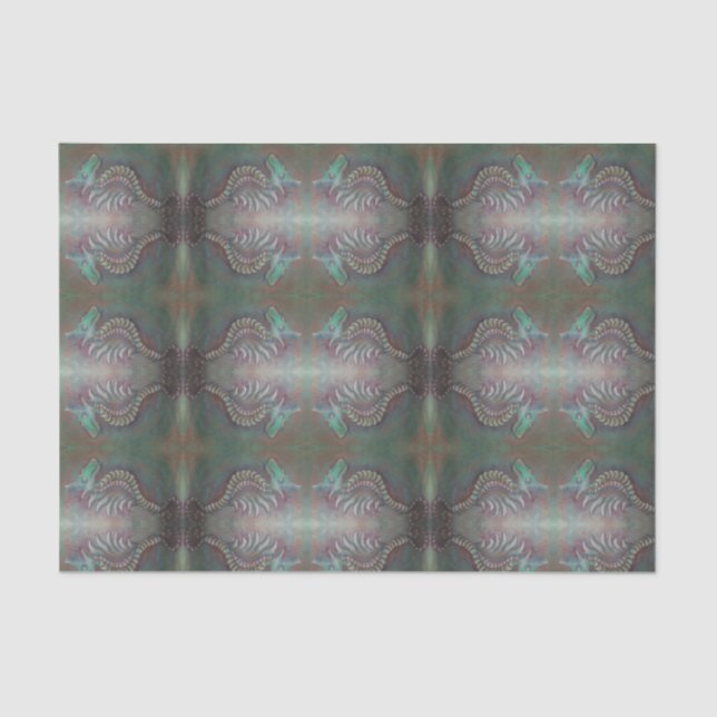 papier de soie de soie de dragon d'hippocampe (Recto)