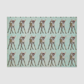 Papier de soie de soie de FAON et de HIBOU