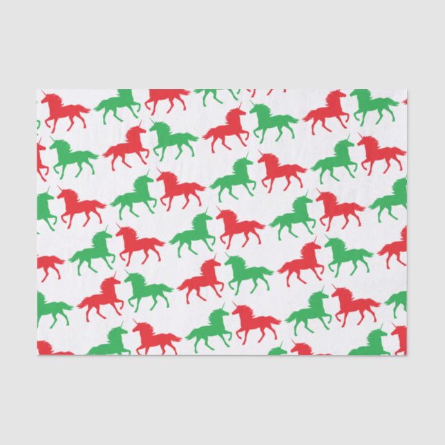 Papier de soie de soie de fête de licorne (Recto)