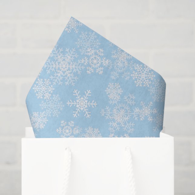 Papier de soie de soie de flocons de neige de (Sac cadeau)