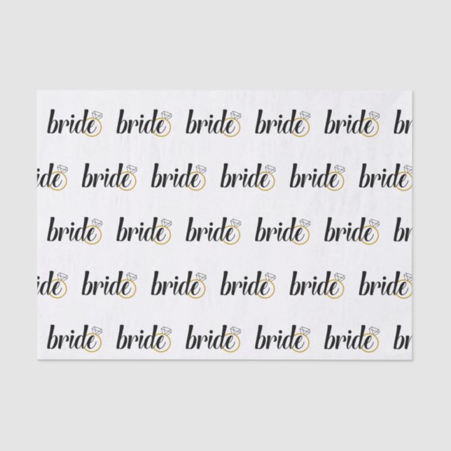 Papier de soie de soie de jeune mariée (Recto)