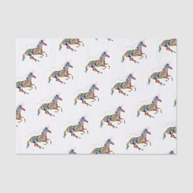 Papier de soie de soie de licorne (Recto)