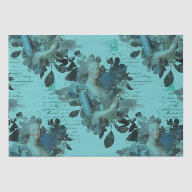 Papier de soie de soie de Marie Antoinette (Recto)