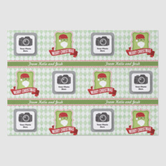 Papier de soie de soie de Père Noël de hippie