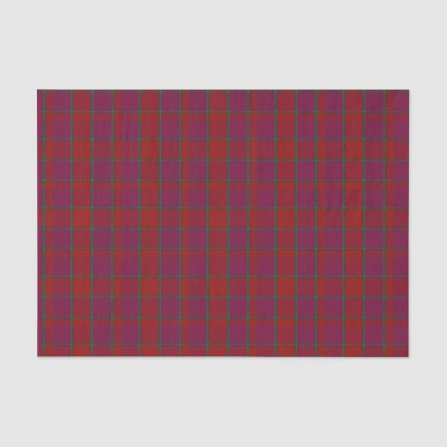 Papier de soie de soie de plaid de tartan de (Recto)