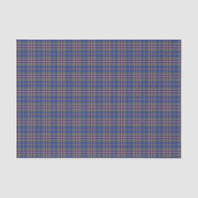 Papier de soie de soie de plaid de tartan de Baird (Recto)
