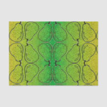 Papier de soie de soie de poire