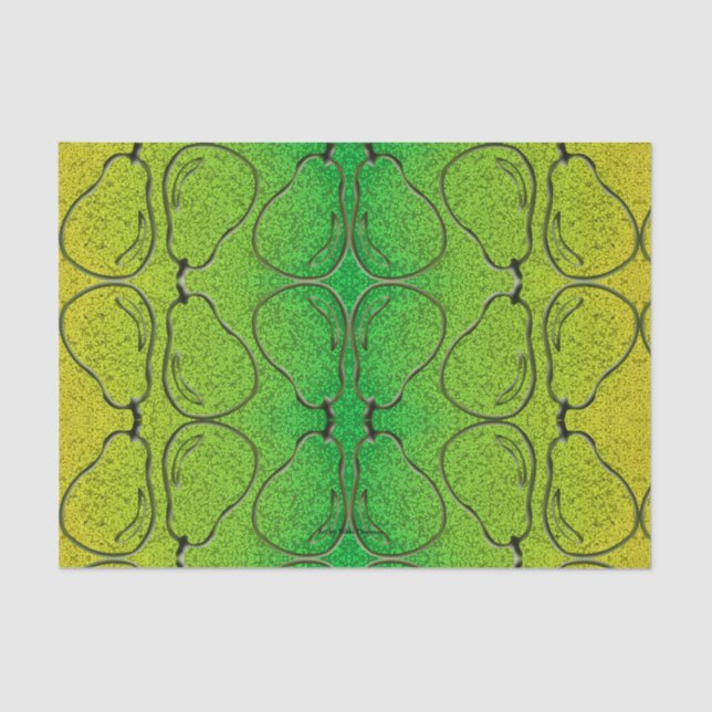 Papier de soie de soie de poire (Recto)