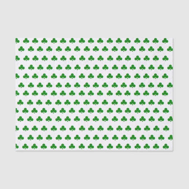 Papier de soie de soie de "shamrock" (Recto)