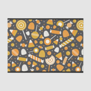 Papier de soie de soie de sucrerie de Halloween