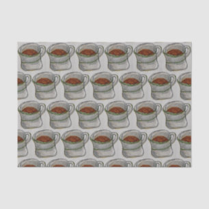 Papier de soie de soie de tasse de