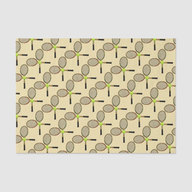 Papier de soie de soie de tennis (Recto)