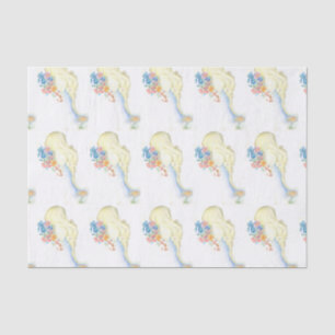 papier de soie de soie d'éléphant de bébé