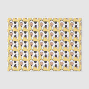 Papier de soie de soie d'illustration de vache