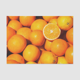 Papier de soie de soie d'oranges