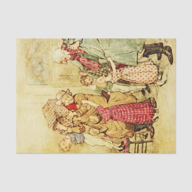 Papier de soie de soie du chant de Noël de Dicken (Recto)