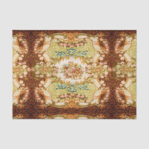 Papier de soie de soie élégant de fleur