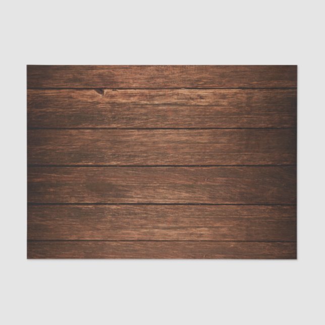 Papier de soie de soie enveloppant le pays en bois (Recto)