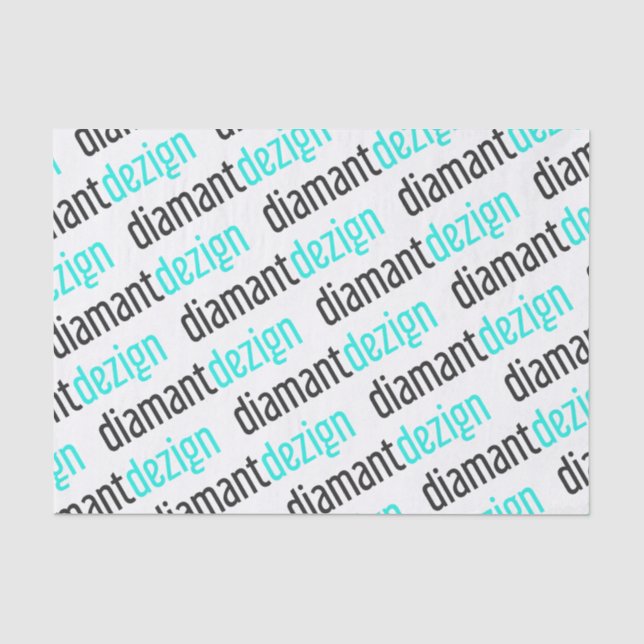 Papier de soie de soie fait sur commande du logo (Recto)