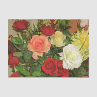 papier de soie de soie floral