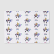 Papier de soie de soie frais de licorne