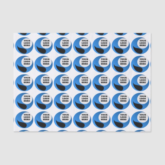 Papier de soie de soie imprimé par logo fait sur (Recto)