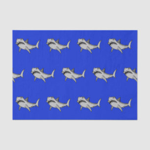 Papier de soie de soie maladroit de requin