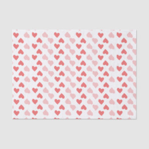 Papier de soie de soie minuscule de coeurs