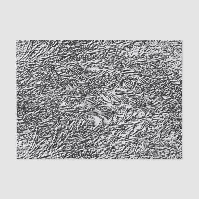 Papier de soie de soie noir et blanc de (Recto)
