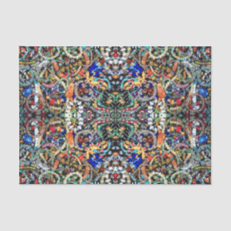 Papier de soie de soie orné de bijoux du