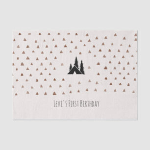 Papier de soie de soie sauvage de montagne un