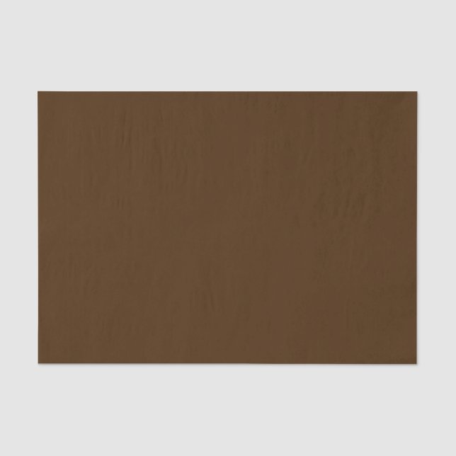 Papier de soie de soie solide de brun foncé (Recto)