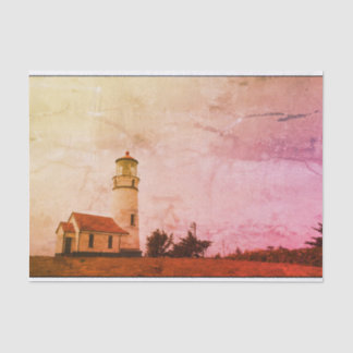 Papier de soie de soie vintage de phare