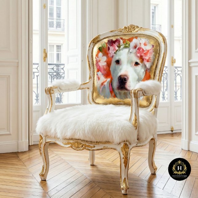 Papier de soie découpage Couronne florale Pit Bull (Créateur téléchargé)