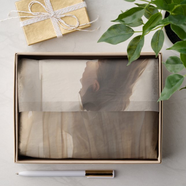 Papier de soie découpage Femme Éthérée (Cadeau)